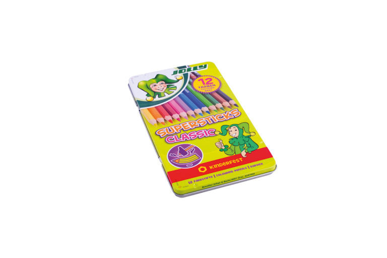 Lápices de colores Supersticks Classic x12 Jolly