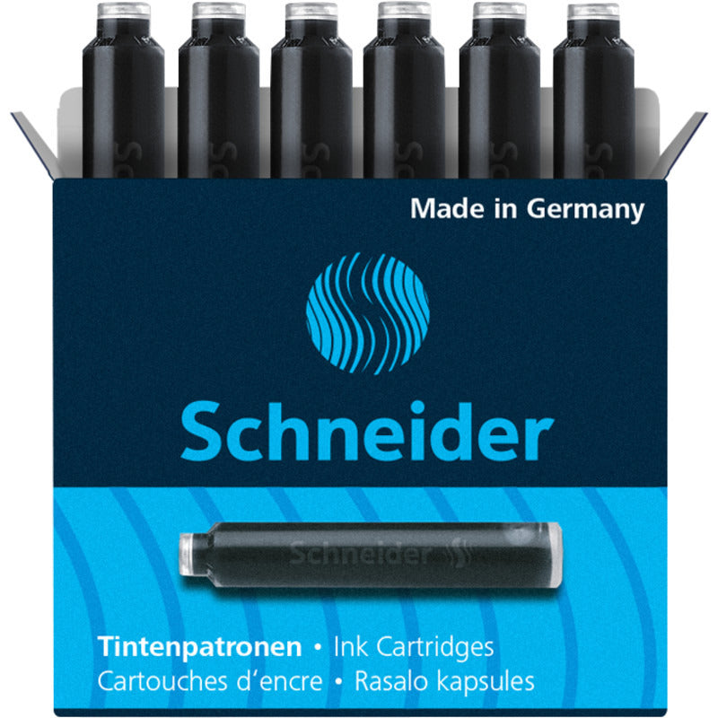 Cartuchos de Repuesto para estilografo caja x6 Schneider