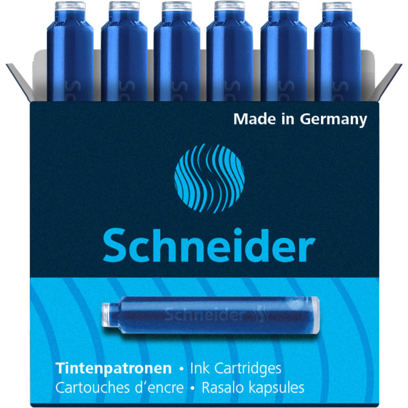 Cartuchos de Repuesto para estilografo caja x6 Schneider