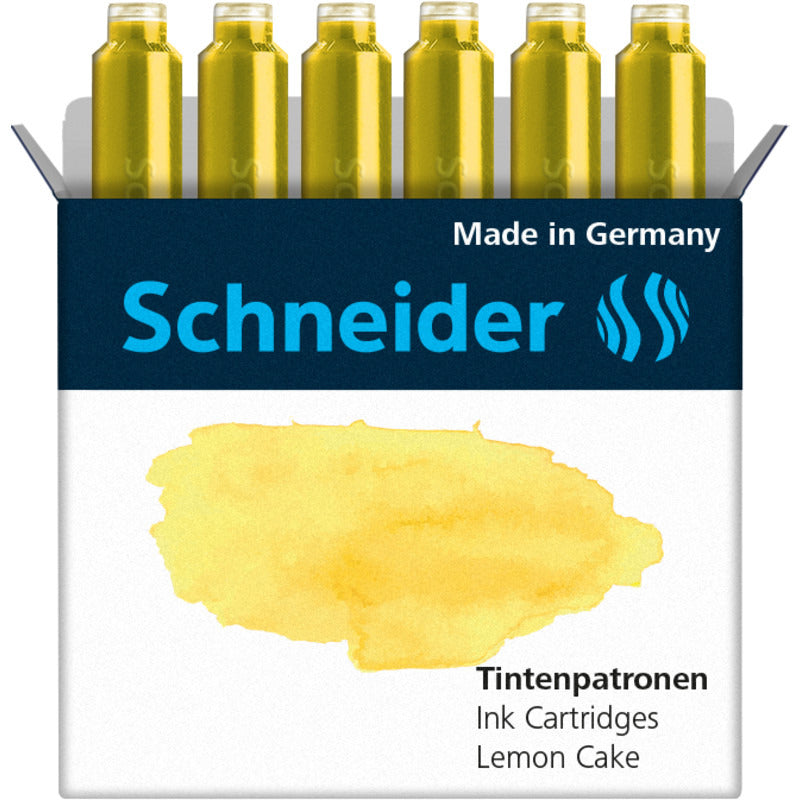Cartuchos de Repuesto para estilografo caja x6 Schneider
