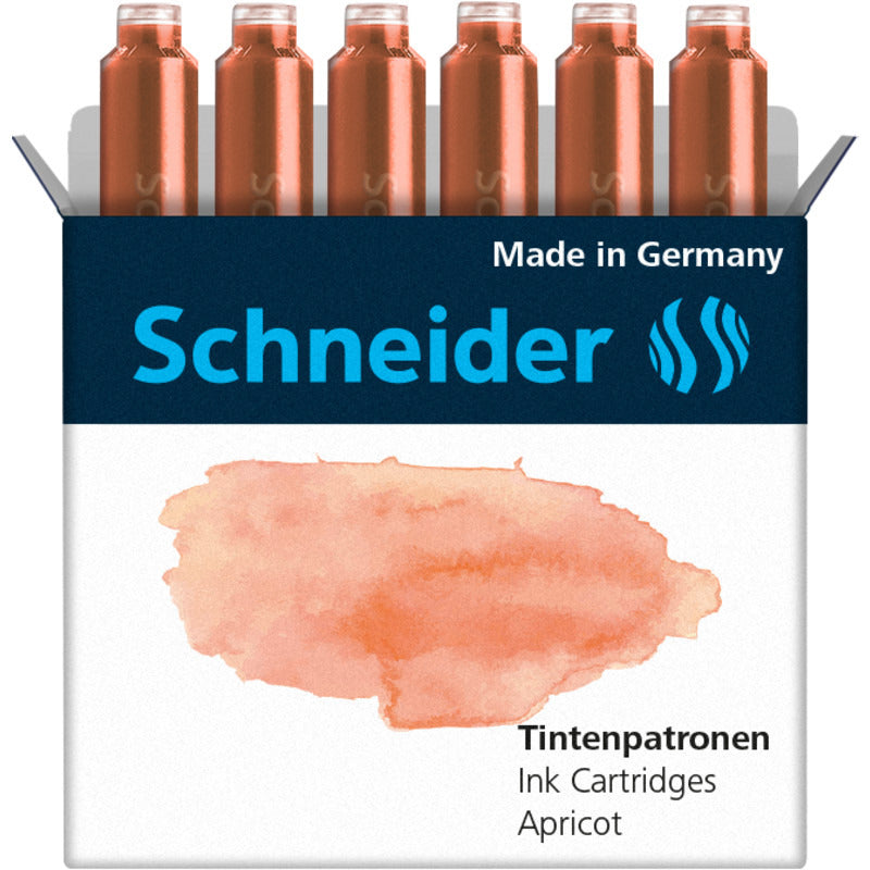 Cartuchos de Repuesto para estilografo caja x6 Schneider