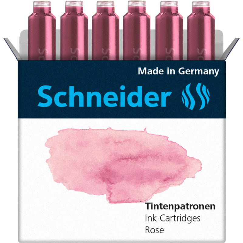Cartuchos de Repuesto para estilografo caja x6 Schneider