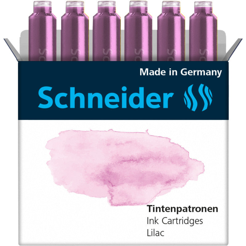 Cartuchos de Repuesto para estilografo caja x6 Schneider