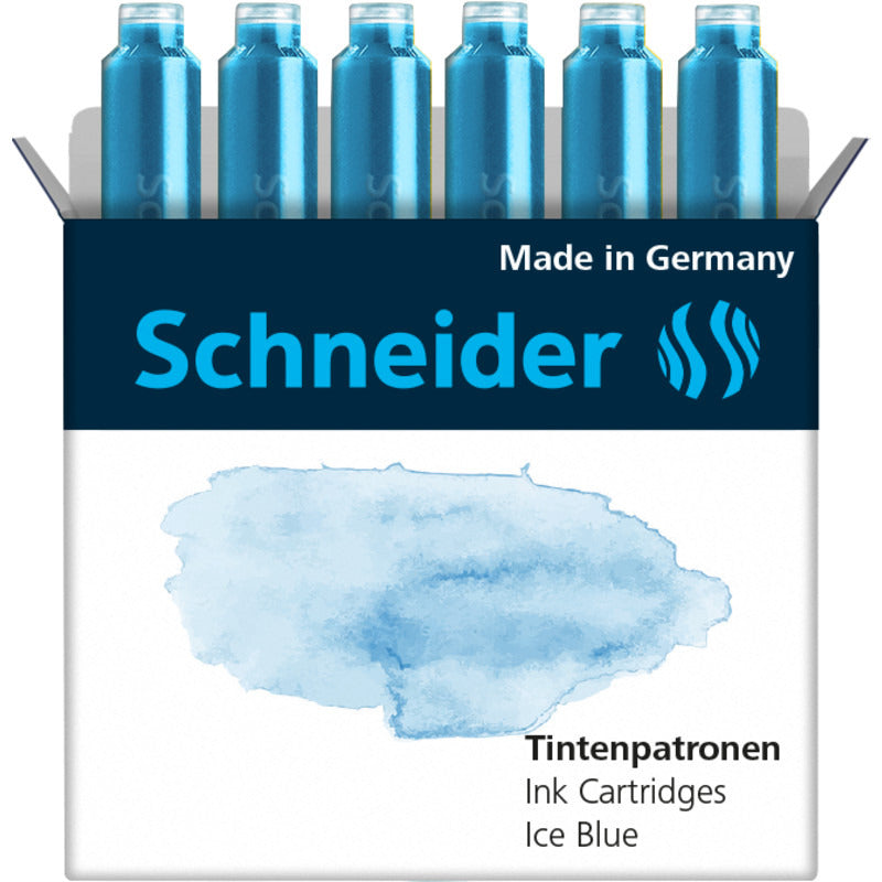 Cartuchos de Repuesto para estilografo caja x6 Schneider