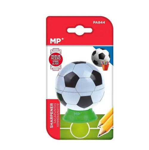 Sacapuntas balón fútbol con depósito de un servicio Mainpaper