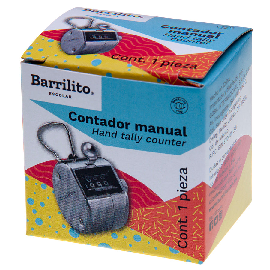 Contador manual metálico Barrillito