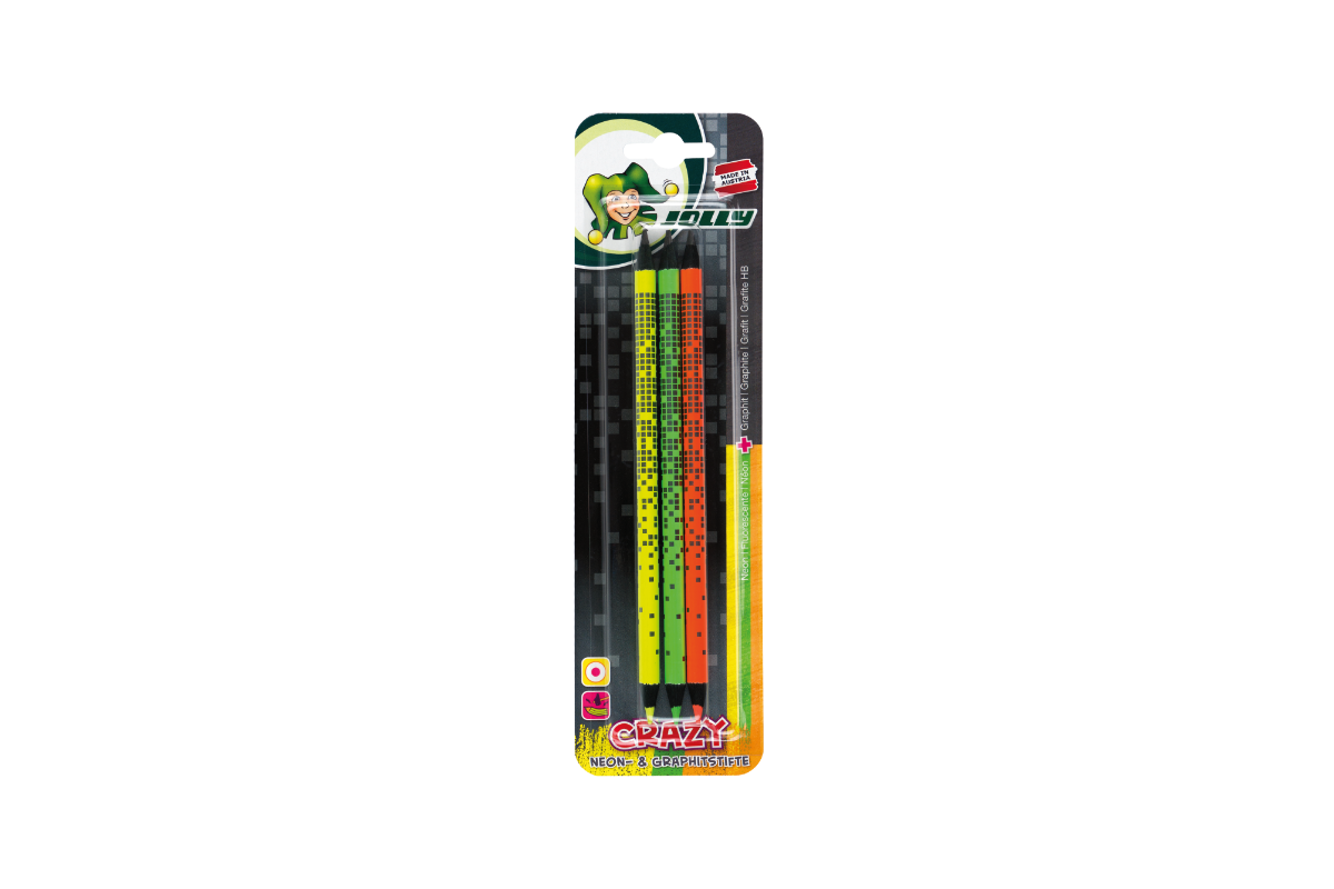 Lápiz Neon HB Blister x3 Jolly