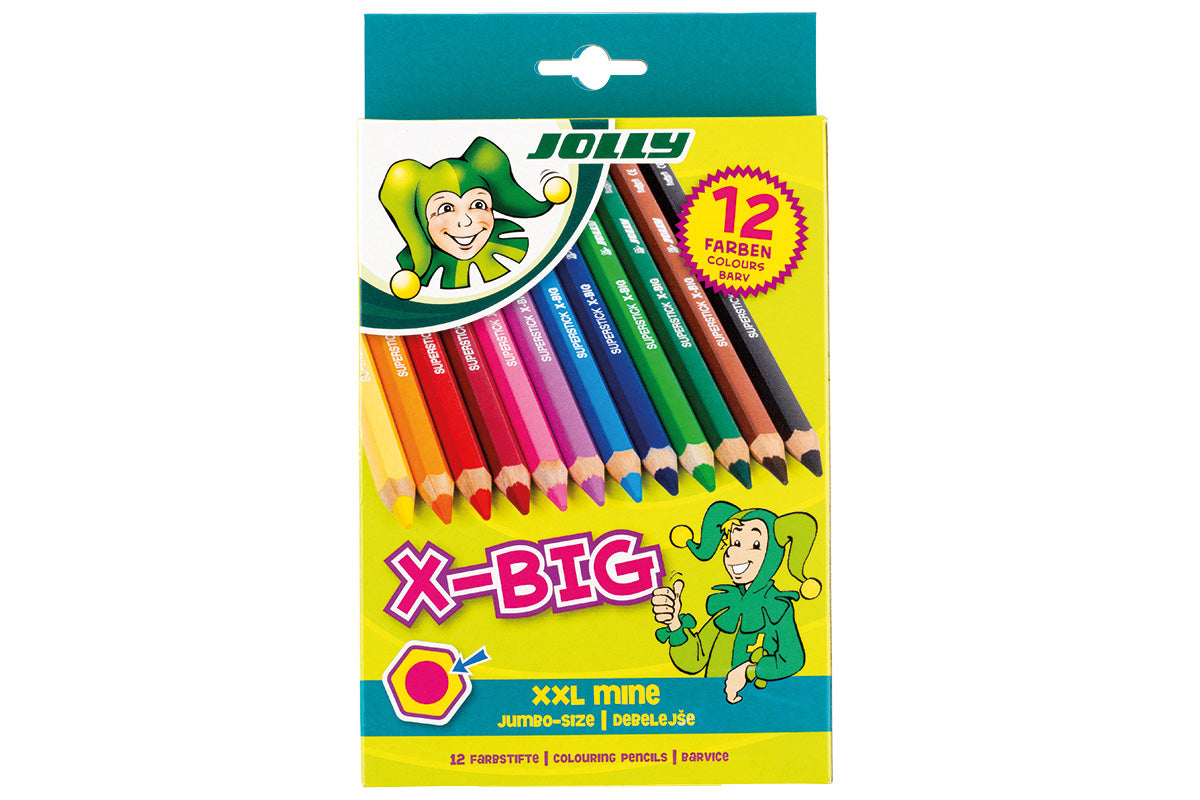 Lápices de colores X-Big x12 Jolly