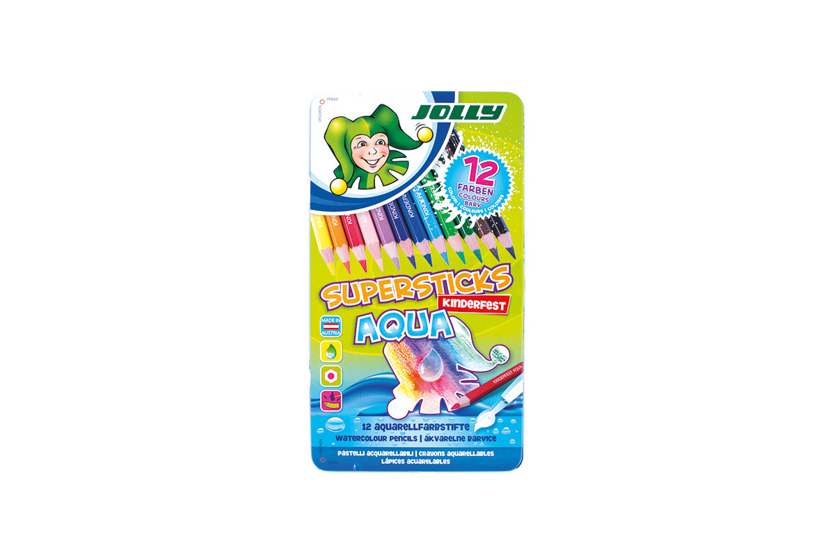 Lápices de colores Supersticks Acuarelables Jolly