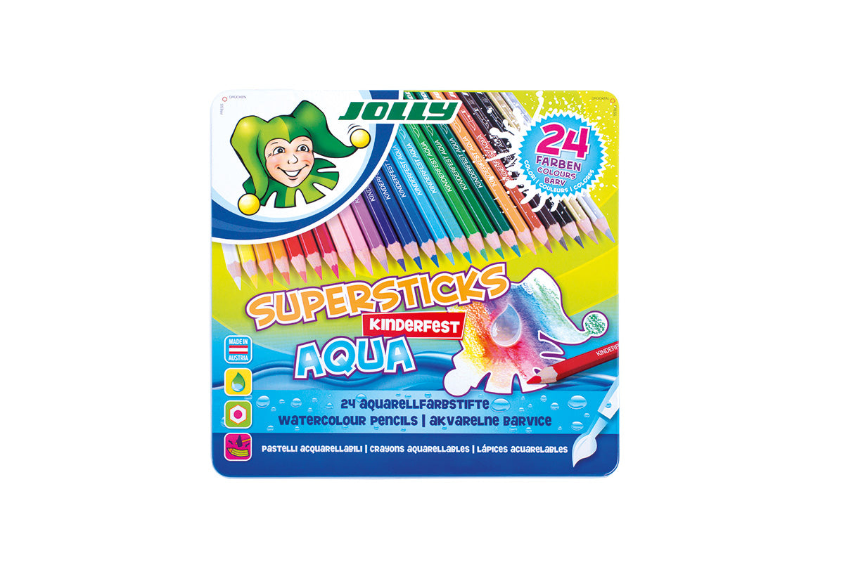 Lápices de colores Supersticks Acuarelables Jolly