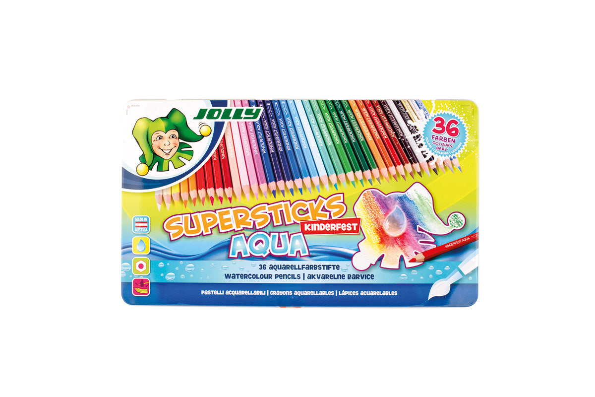 Lápices de colores Supersticks Acuarelables Jolly