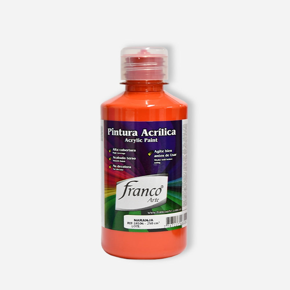 Pintura Acrílica 250 Mililitros
