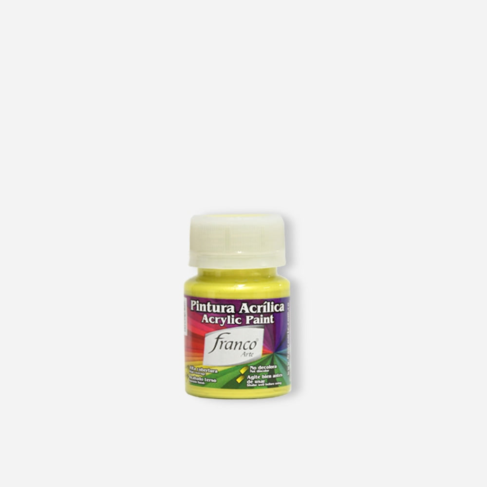 Pintura Acrílica Metalizada 30ml x6 Franco Arte