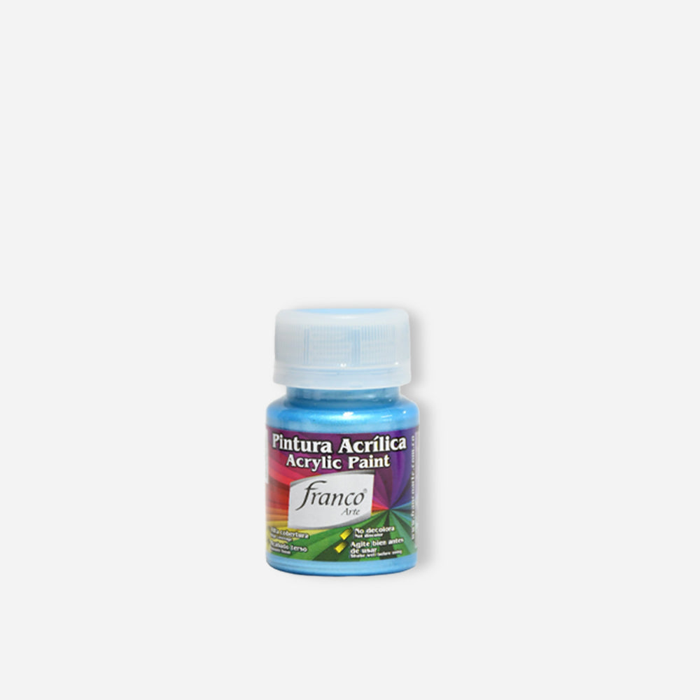 Pintura Acrílica Metalizada 30ml x6 Franco Arte