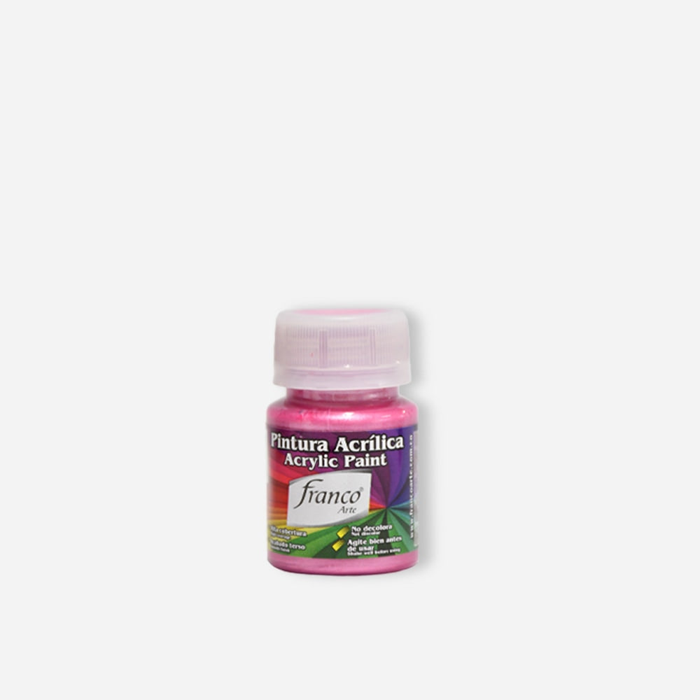 Pintura Acrílica Metalizada 30ml x6 Franco Arte