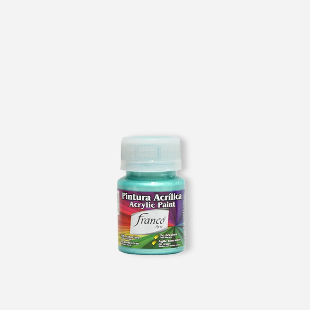 Pintura Acrílica Metalizada 30ml x6 Franco Arte