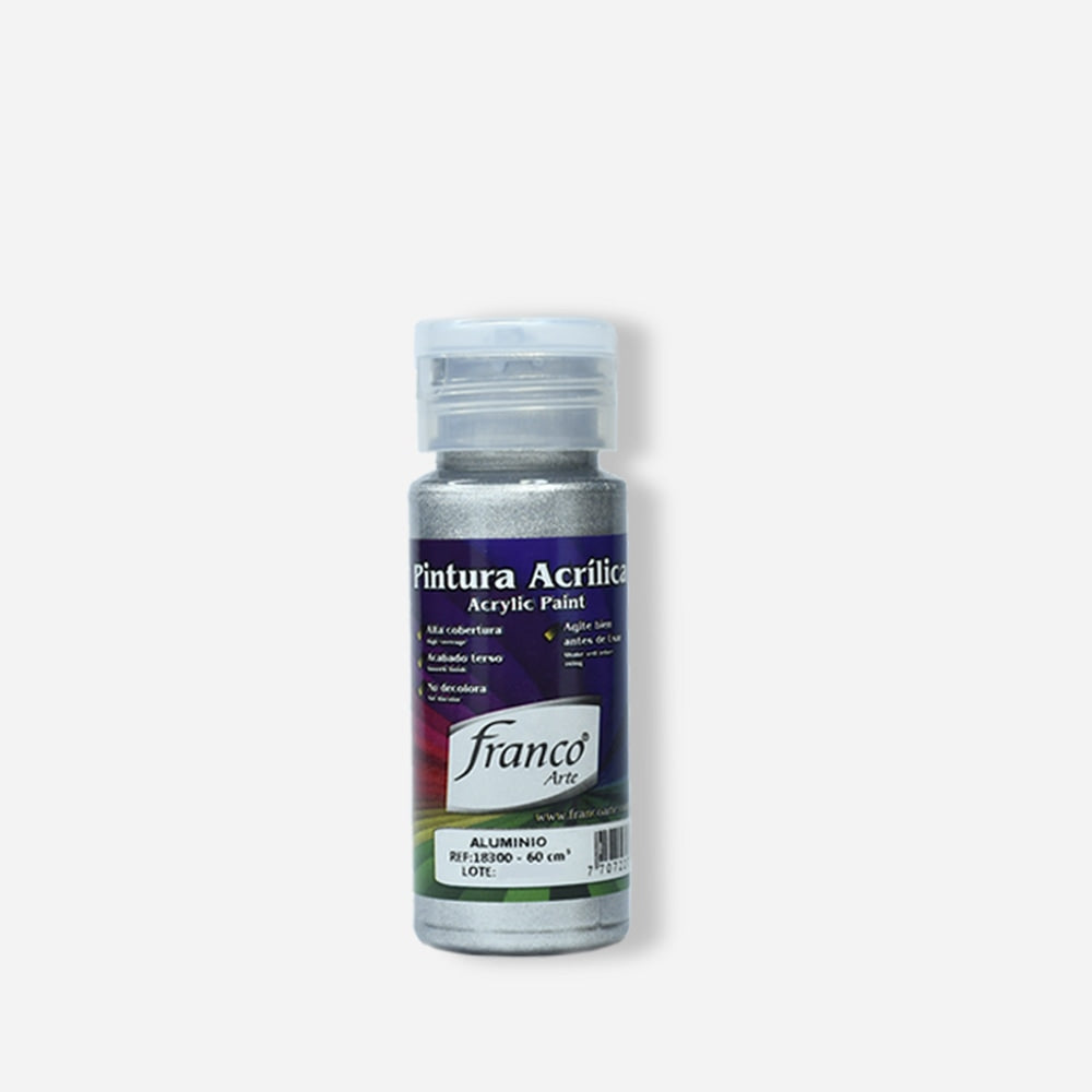 Pintura Acrílica Fluorescente 60ml x6 Franco Arte