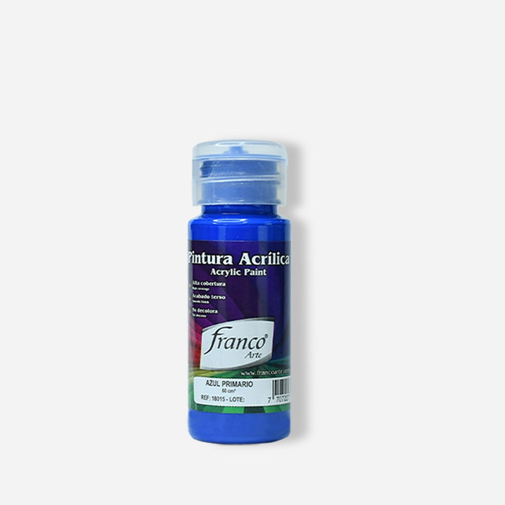 Pintura Acrílica 60 ml pack x6 Franco Arte