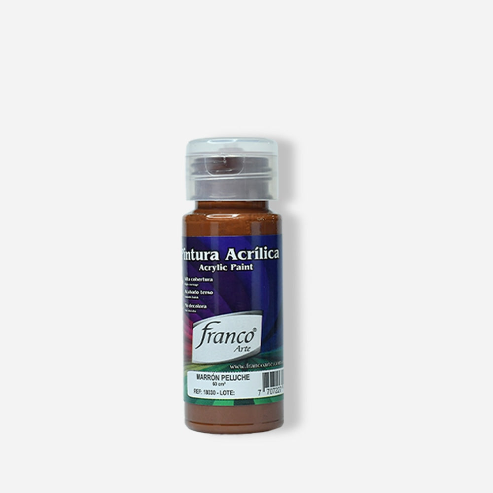 Pintura Acrílica 60 ml pack x6 Franco Arte
