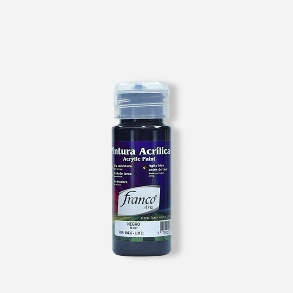 Pintura Acrílica 60 ml pack x6 Franco Arte
