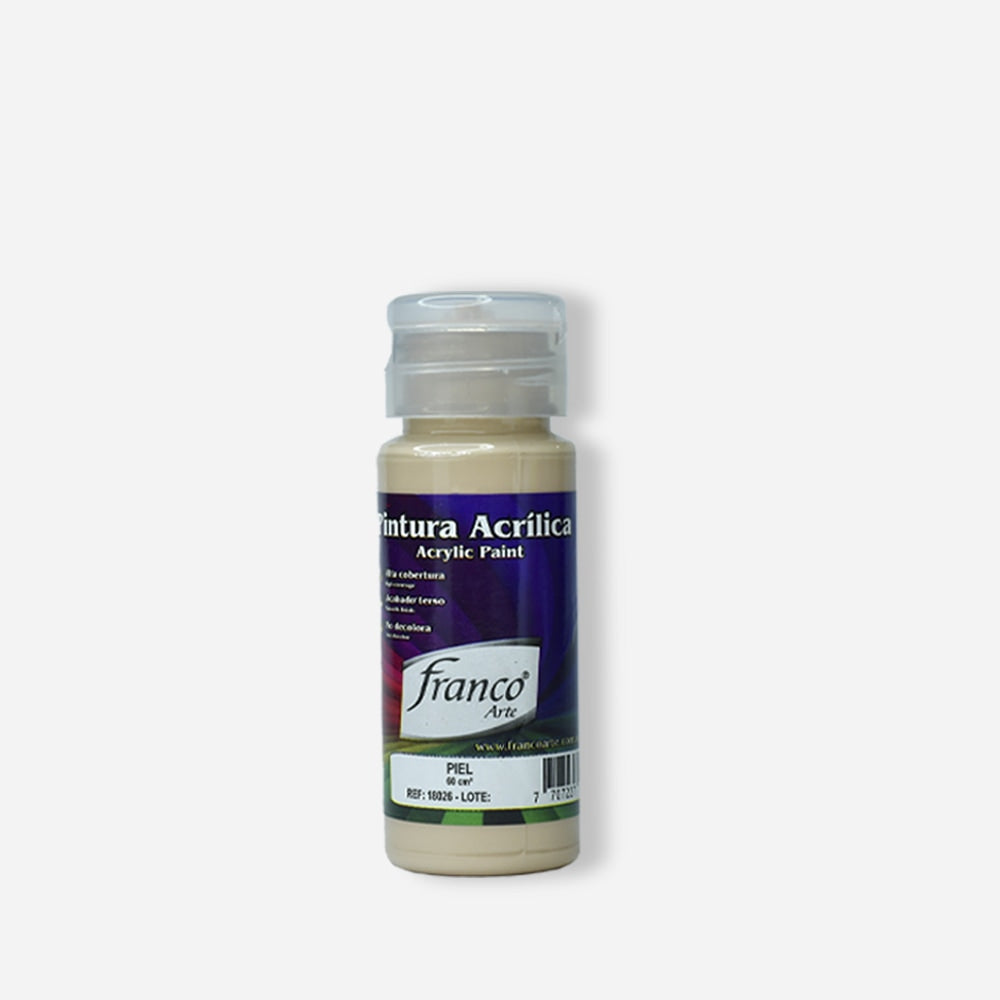 Pintura Acrílica 60 ml pack x6 Franco Arte