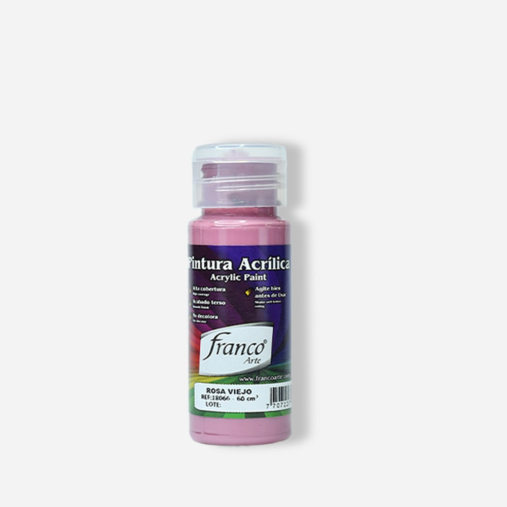 Pintura Acrílica 60 ml pack x6 Franco Arte