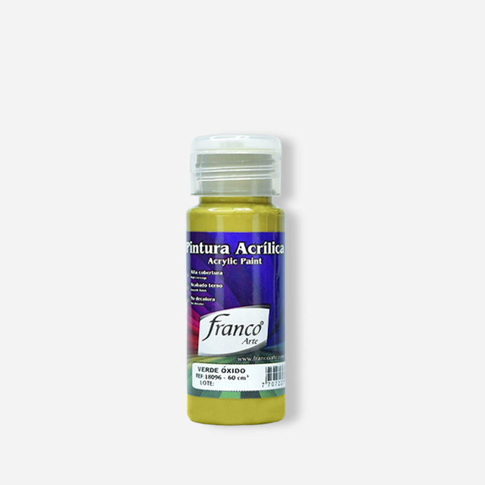 Pintura Acrílica 60 ml pack x6 Franco Arte