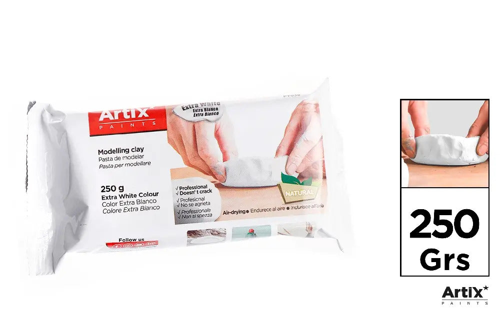 Arcilla para modelar de secado al aire 250 g Artix