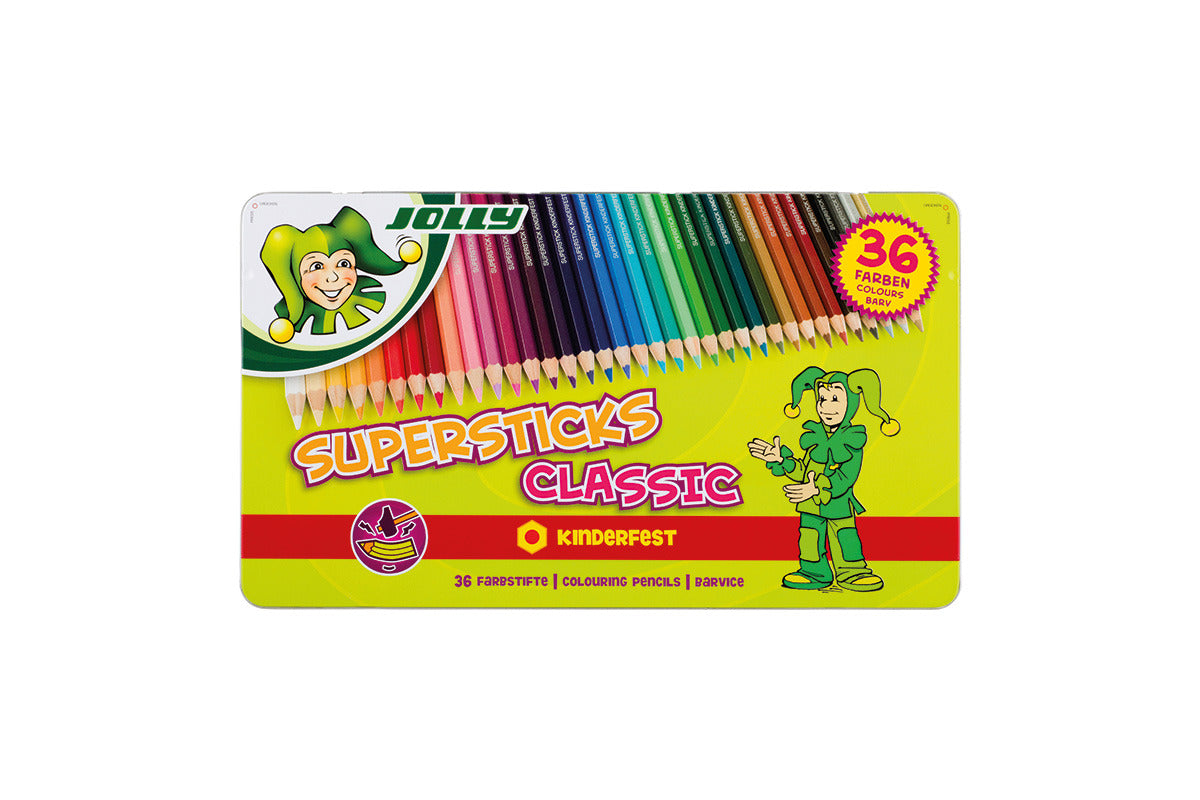 Lápices de colores Supersticks Classic x36 Jolly
