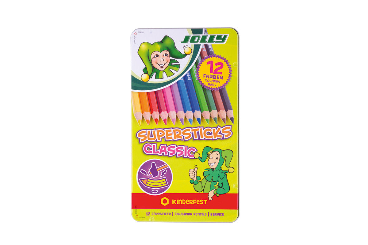 Lápices de colores Supersticks Classic x12 Jolly