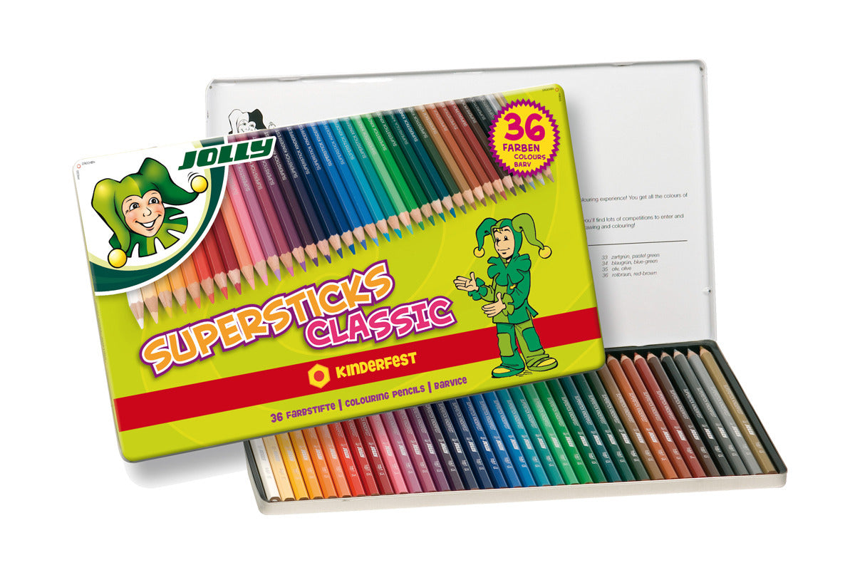 Lápices de colores Supersticks Classic x36 Jolly