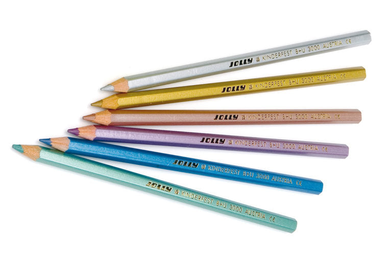 Lápices de colores Supersticks Metallic x6 Jolly