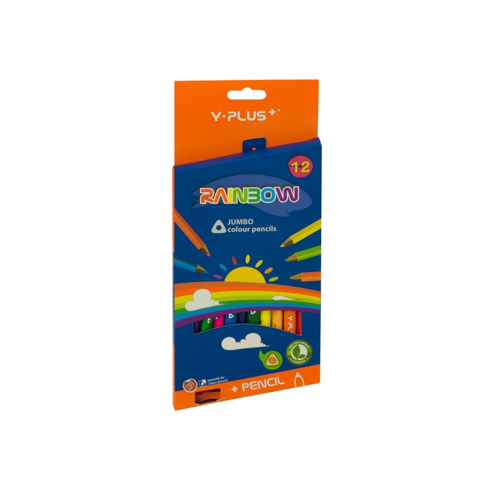 Lápices de Colores Jumbo Rainbow x12