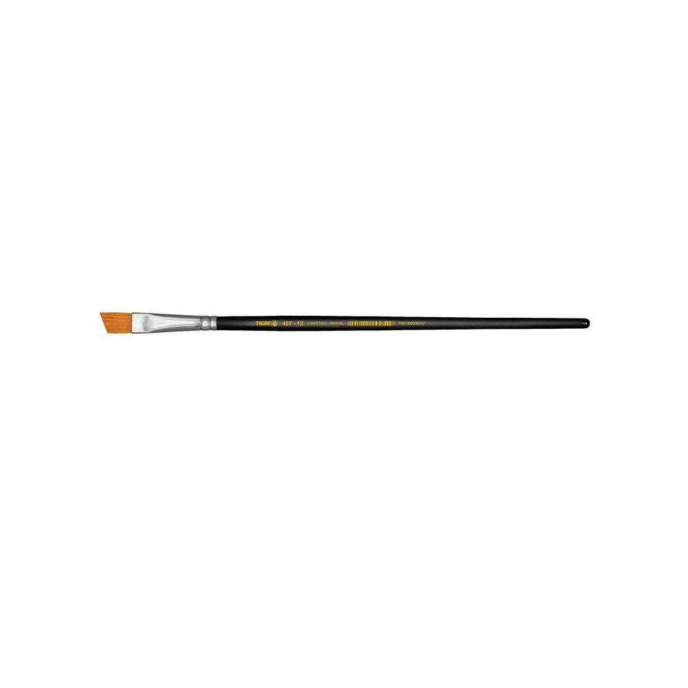 Pincel Biselado Sable Touch 487 blisters x6 Tigre