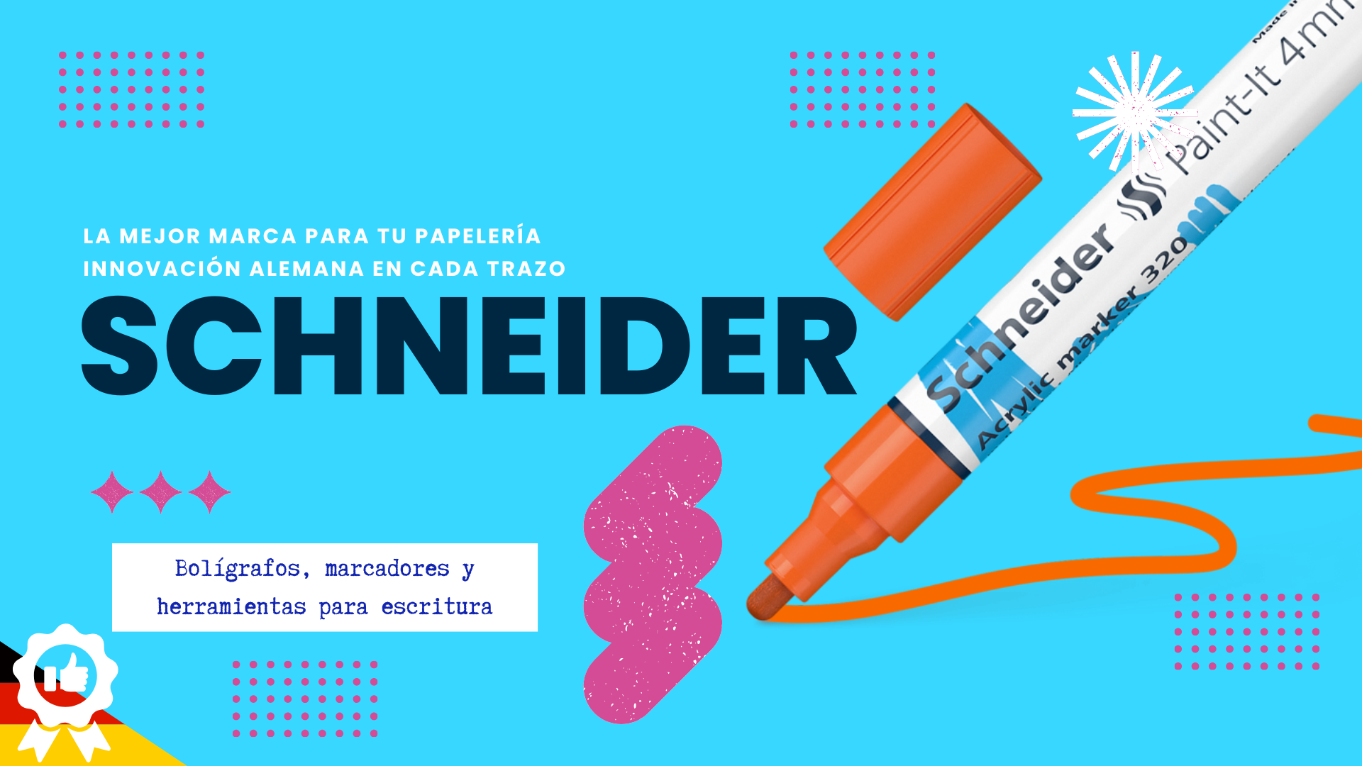 Schneider: La mejor marca para tu papelería - Innovación alemana en cada trazo