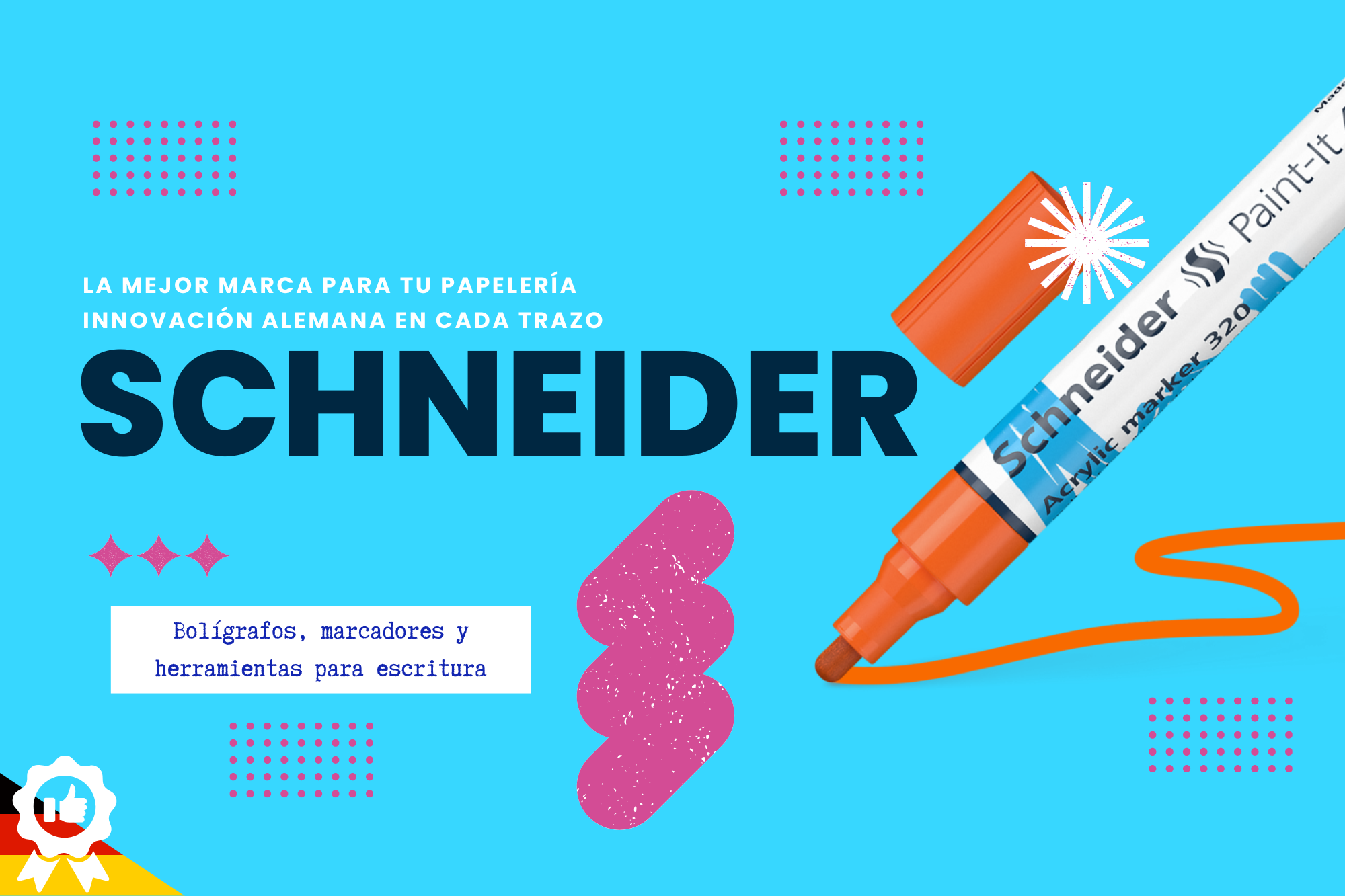 Schneider: La mejor marca para tu papelería - Innovación alemana en cada trazo