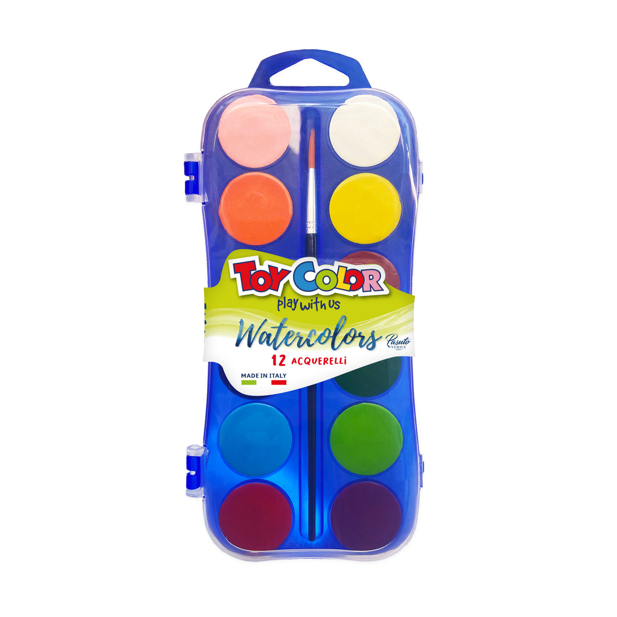 KIT DE 12 ACUARELAS DE 30ML TOYCOLOR
