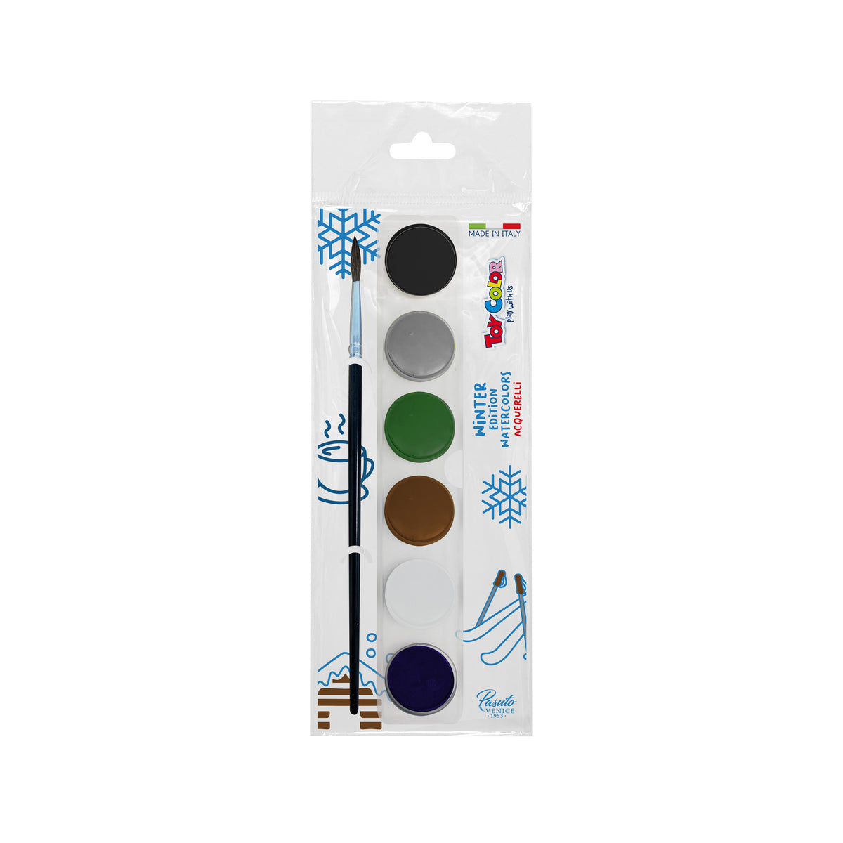 SET POCKET DE ACUARELA WINTER DE 6 COLORES - 22ML TOYCOLOR