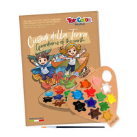ACUARELA ECOLÓGICA CON LIBRO Y PALETA DE ACUARELA TOYCOLOR
