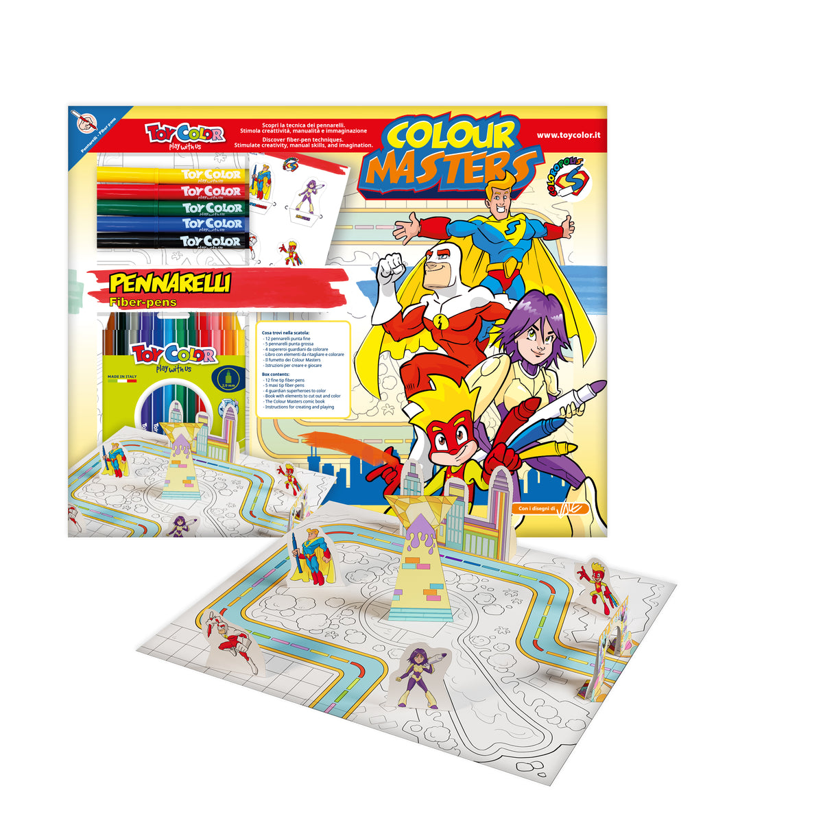KIT DE ACUARELAS MASTERS COLOROPOLIS TOYCOLOR