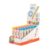 Borrador Comfy Grip pastel caja x 24 Y-Plus