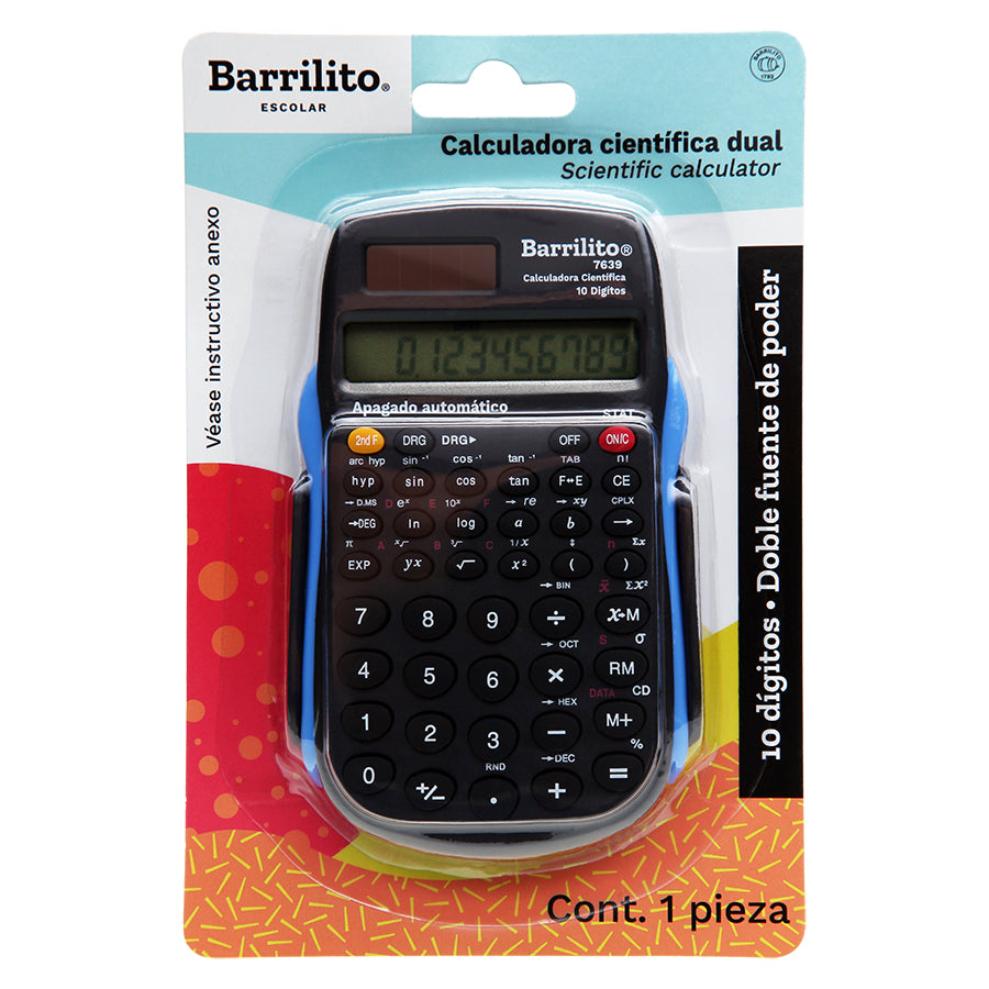 Calculadora científica de 10 digitos Barrilito