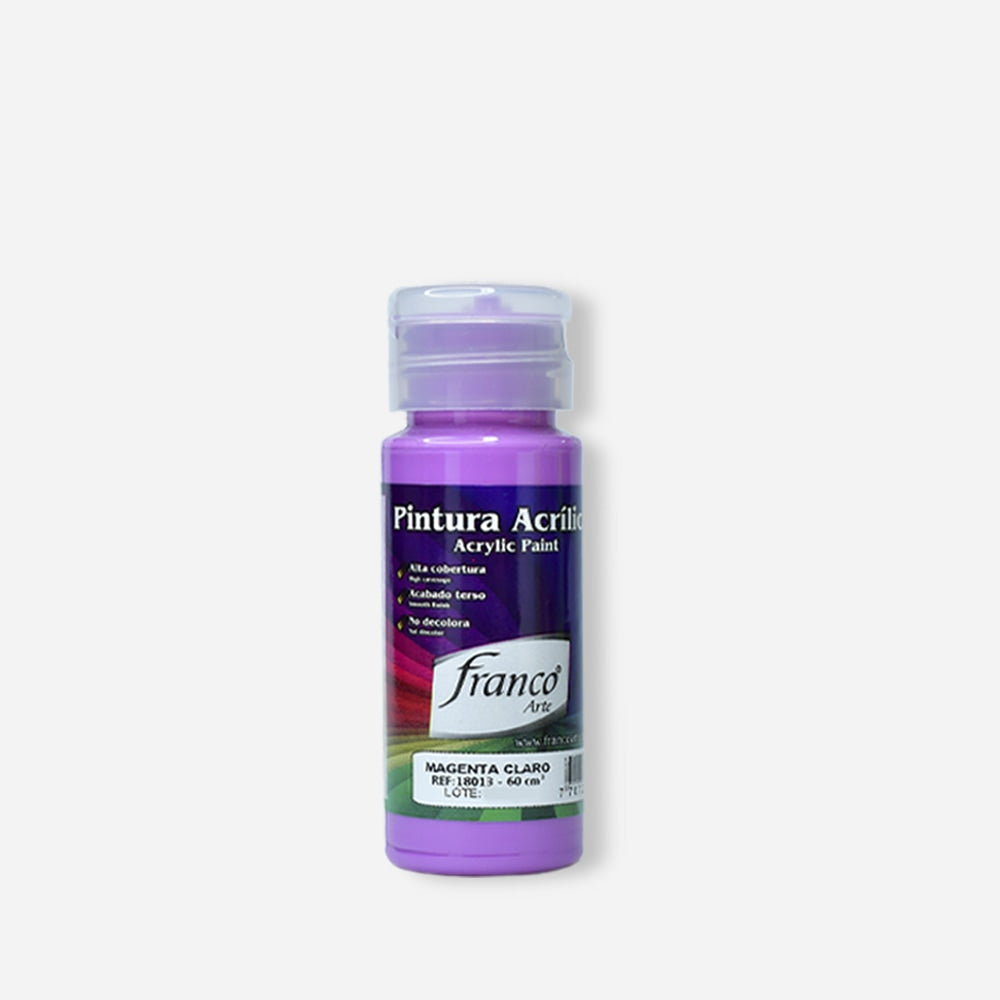 Pintura Acrílica 60 ml pack x6 Franco Arte