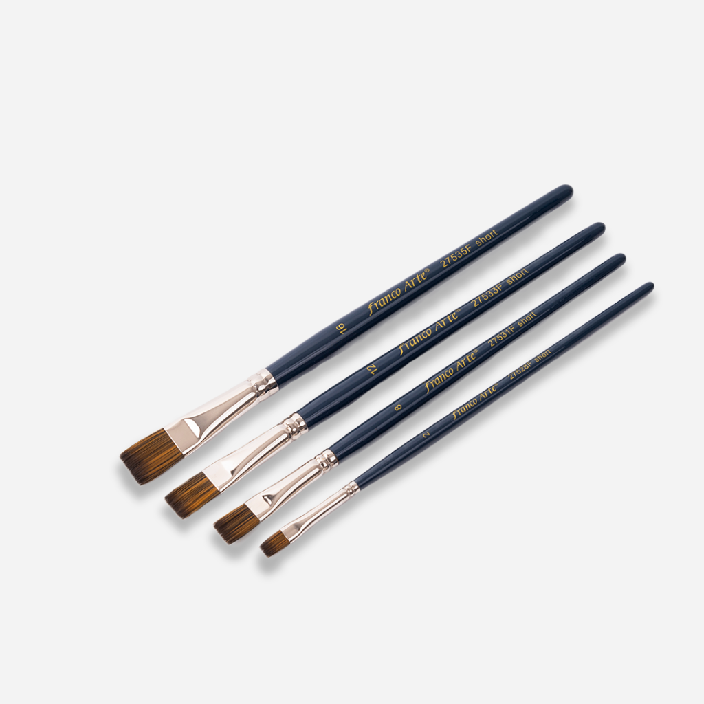 Sets de Pinceles Sintéticos en pack Franco Arte