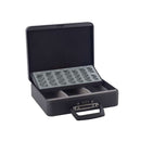 Caja maletín negra con llave SAX
