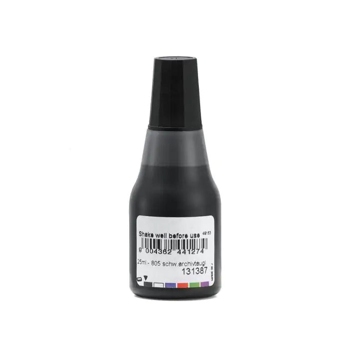 Tinta 25 ml para sellos negro a base de pigmento 805 Colop