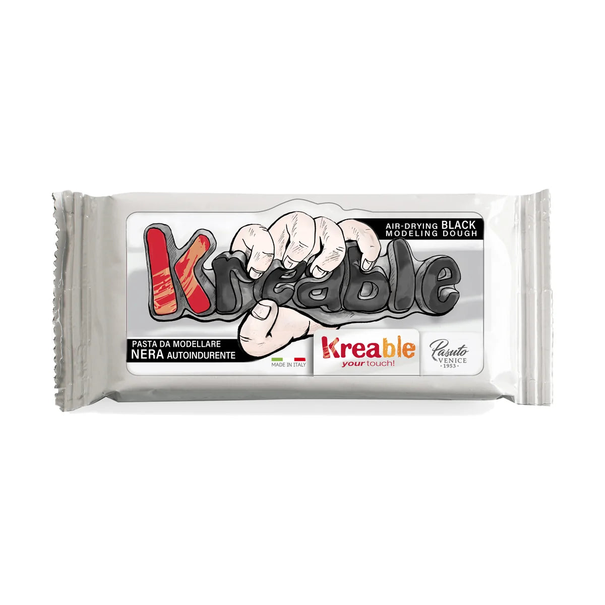 PASTA DE MOLDEAR NEGRA 250GR KREABLE
