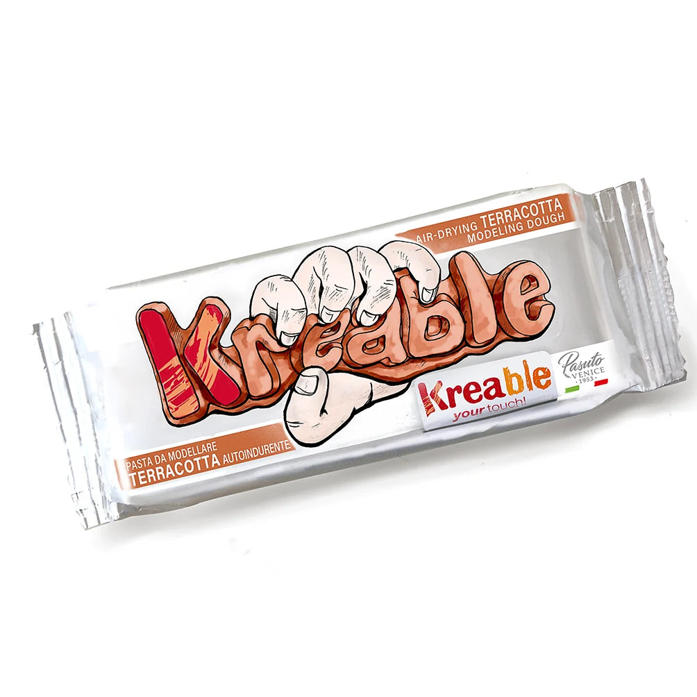 PASTA DE MOLDEAR TERRACOTA 500GR KREABLE